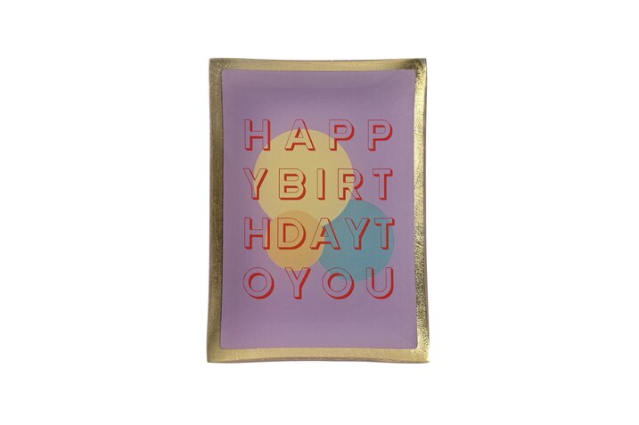 Happy plates | Happy birthday violet