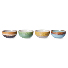 Afbeelding in Gallery-weergave laden, XS bowls | Castor (set of 4) | 70&#39;s ceramics | HKLiving
