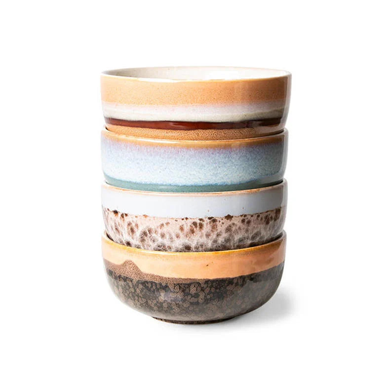 Tapas bowls | Epsilon (set of 4) | 70's ceramics | HKLiving