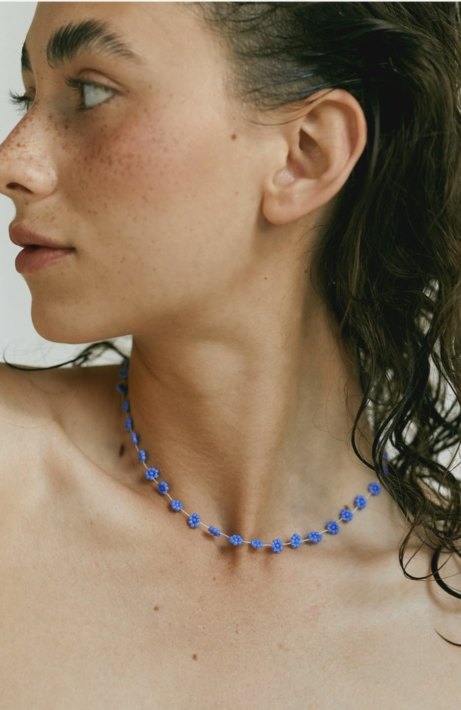 Fiori necklace | Blue | Atelier Labro