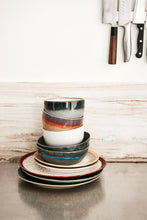 Afbeelding in Gallery-weergave laden, Dinner plates (set of 2) | Green | 70s ceramics | HKLiving
