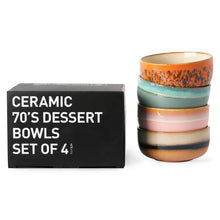 Afbeelding in Gallery-weergave laden, Dessert bowls | Sirius (set of 4) | 70&#39;s ceramics | HKLiving
